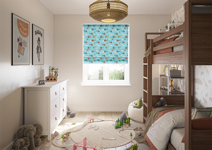 Sky Patrol, Horizon - Roman Blind - Image 8